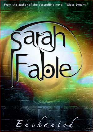 Een ontwerp voor een Fantasy boek, voor de fictieve auteur Sarah Fable.