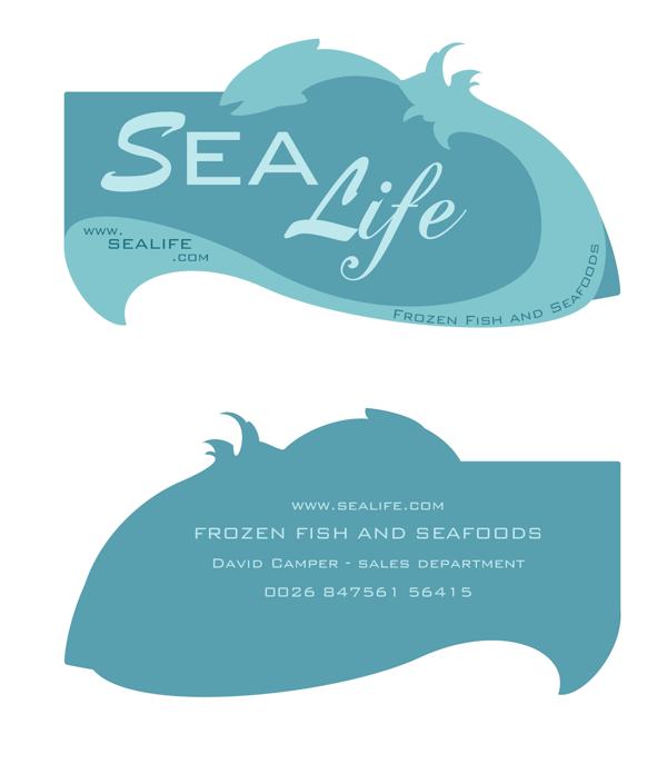 Sea Life naamkaartje