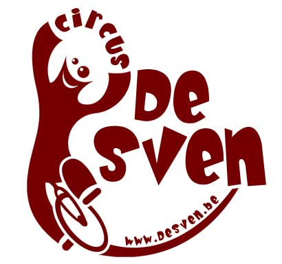 Logo design for De' Sven, a mobile circus.