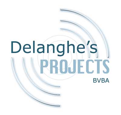 Een logo dat werd gecreëerd voor Delanghes Projects, een plaatselijk bedrijf gespecialiseerd in opleidingen in muziek software.