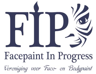 Het logo voor de face- en body paint vereniging.