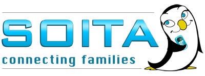 Soita logo and mascotte.