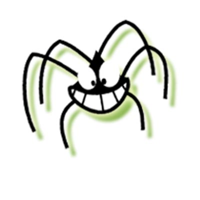 De spin-mascotte van De Spinnekoppen.