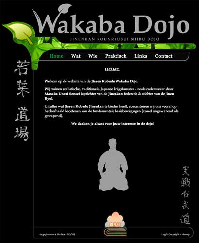first dojo website example